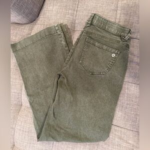 Democracy “Ab” solution Olive Wide-legged Women's Jeans